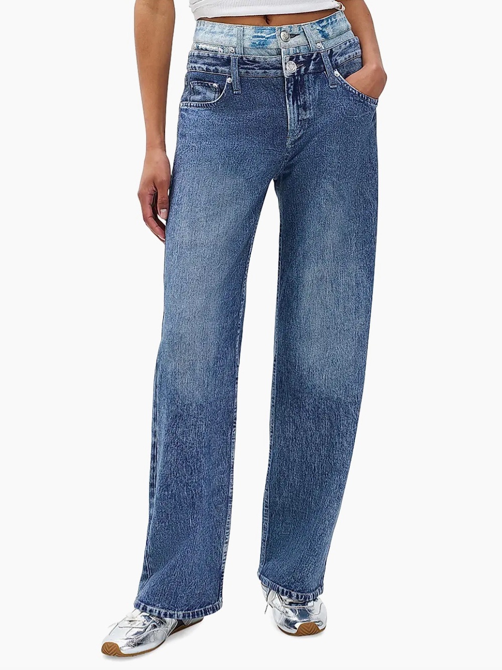 Rag & Bone Miramar Logan Terry Combo Pants Jeans